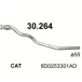 Глушитель средн труба AUDI: A4/A6 1.9TDi 96-01  VW: PASSAT 1.9TDi 96-01
