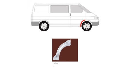 Арка крыла переднее прав VW T4 90-03 Дания