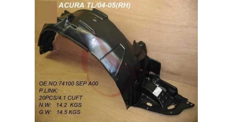 Подкрылок прав ACURA: TL 04-05