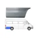 VW LT 96-06 Задняя часть зад. арки R ( дл.база/2900см)