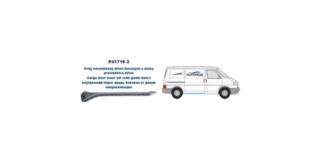 VW Transporter T4 90-96 Внутренний порог разд. дверь с направляющей ролика( Польша )