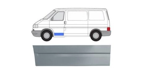 Панель кузова дверь низкий лев VW: T4 90-03 (ОЦИНКОВАНО!) (Страна производства: Польша)