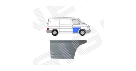 VW Transporter T4 90-96 Панель пер. дв. высокая. часть R