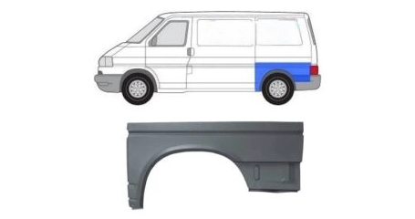 VW Transporter T4 90-96 Крыло зад. L короткая база. ( Польша )