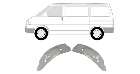 VW Transporter T4 90-96 Внутренняя часть переднего крыла L ( Польша )